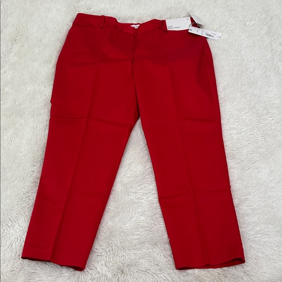 🐝 NWT Liz Claiborne Emma Ankle Length Mid-Rise Dress Pant - Picture 1 of 5
